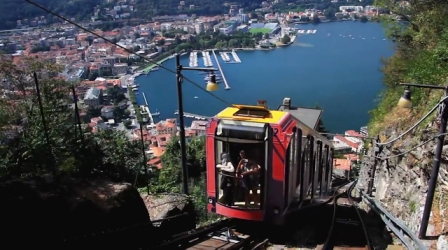 Brunate and the mountain lodge walk Como Italy